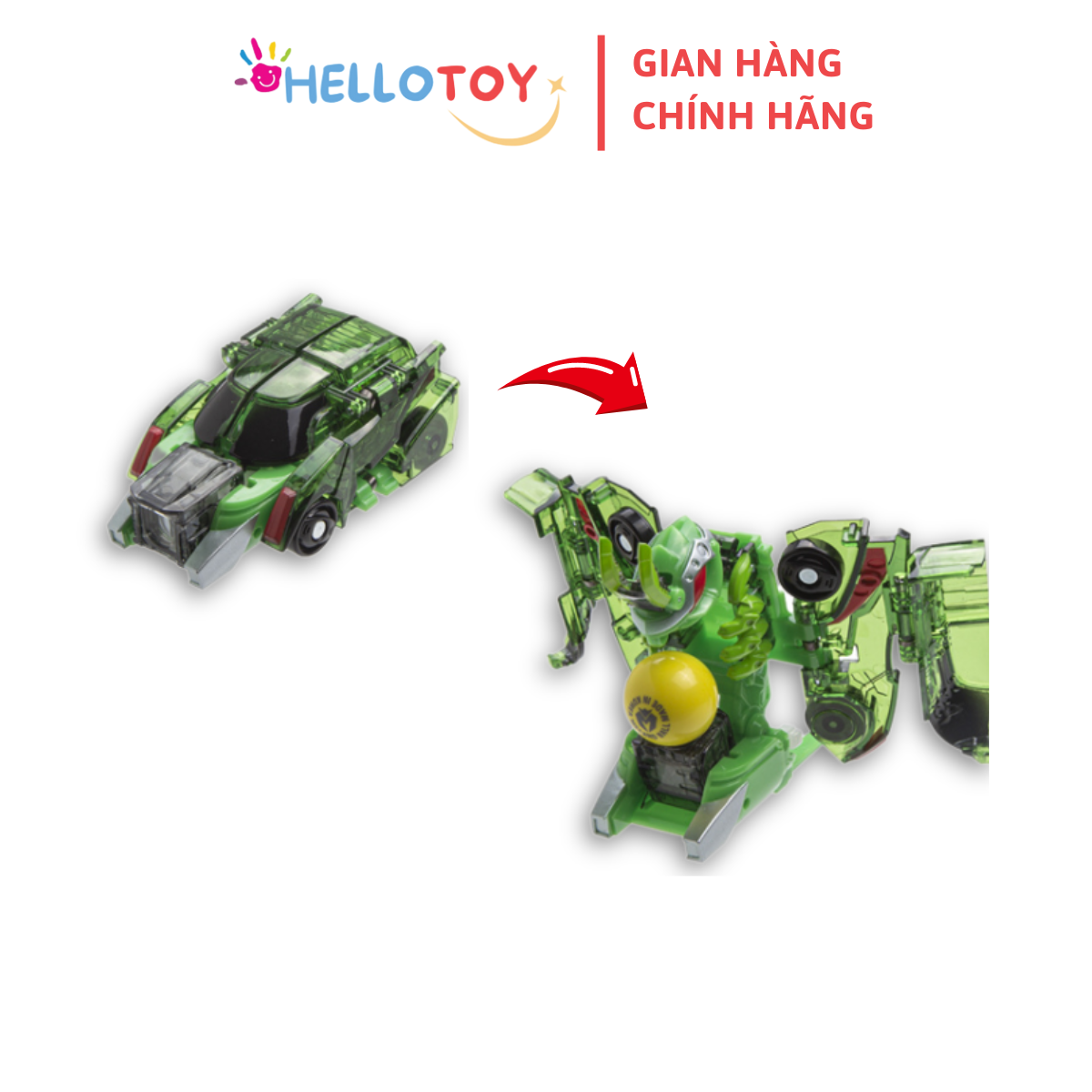 Đồ Chơi Xe Hơi Biến Hình MECARD BALL Fi-moth - Hellotoy