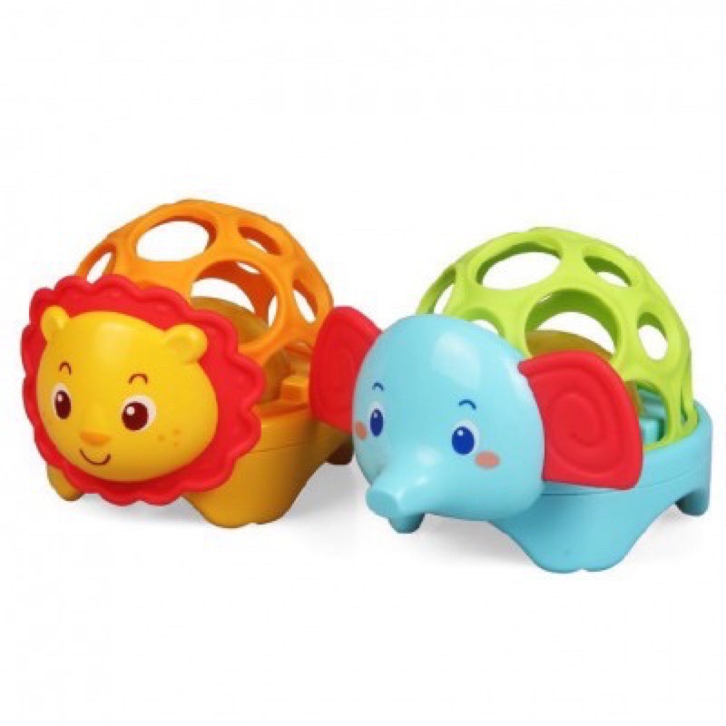 Bóng lục lạc mềm có đèn nhạc cho em bé tập bò- TOYS HOUSE hàng chính hãng