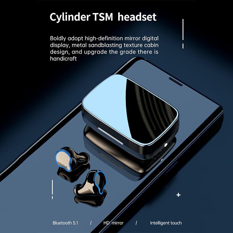 Tai Nghe Không Dây Bluetooth M9 IPX7 Chống Nước Giảm Tiếng Ồn Có Màn Hình LED Hiển Thị Cho Xiaomi iPhone Android