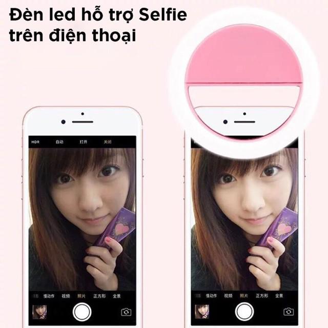Đèn LED Selfie kẹp điện thoại tạo hiệu ứng ánh sáng