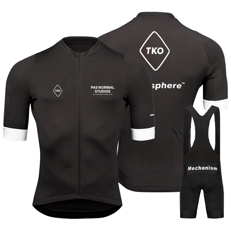 2023 PNS Super New Cycling Shirt Tko Summer nam Sleeve Tay áo không khí quần áo MTB MTB Mountain Race Jersey Set Color: cycling suit 7 Size: XS