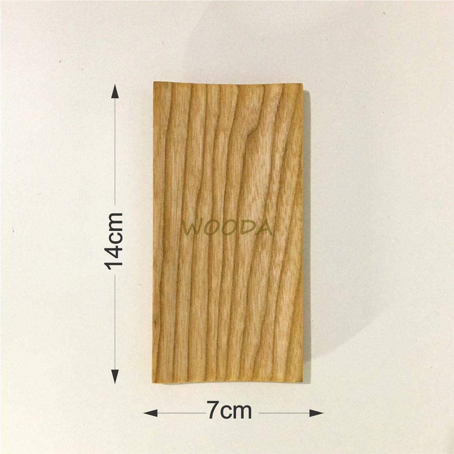 Khay gỗ đựng trà xanh, khay gỗ mặt cong decor, phụ kiện bàn trà