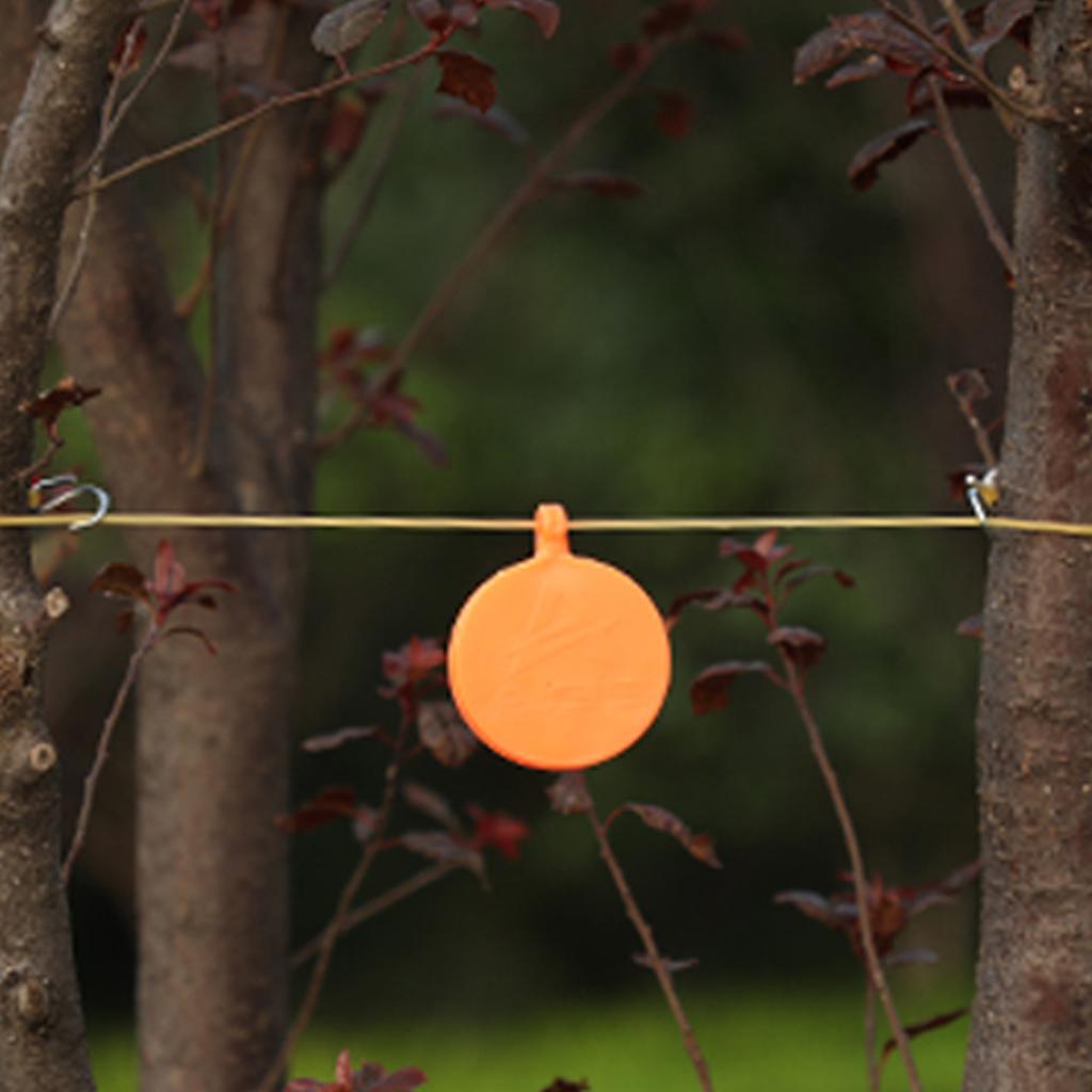 4pcs Silicone Spinner Target 3/4/5/6cm Swinging Spinning Targets