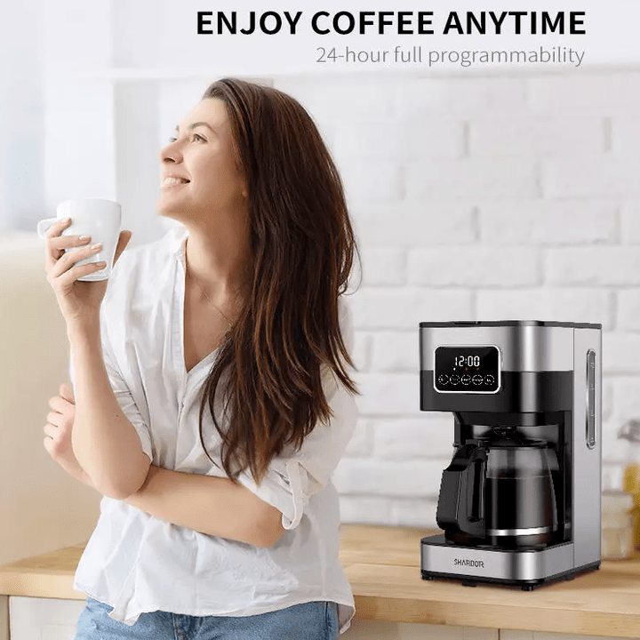 Máy pha cà phê tự động cao cấp Shardor CM615S - Hàng nhập khẩu chính hãng