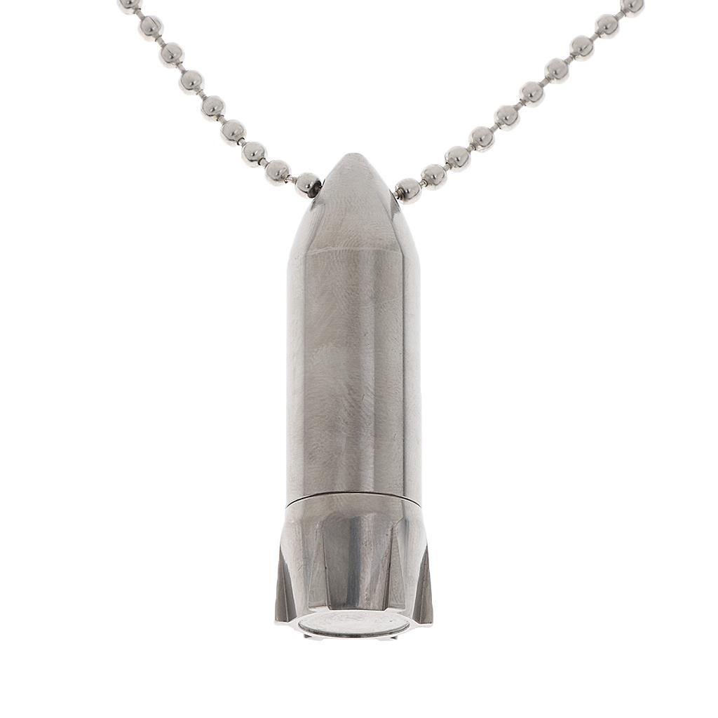 Titanium Alloy Waterproof Pill Box Mini Pill Case for Camping Travel Hiking