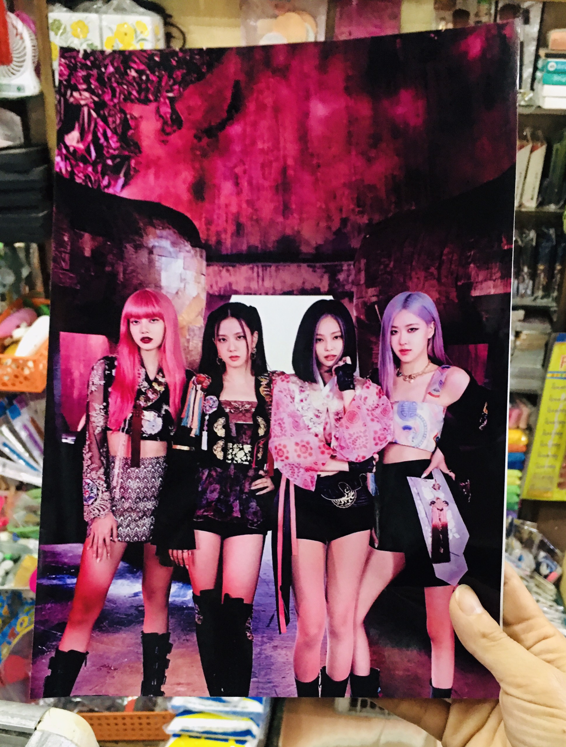 Tranh Poster SET 3 tấm BlackPink 21cmx30cm ảnh khác nhau