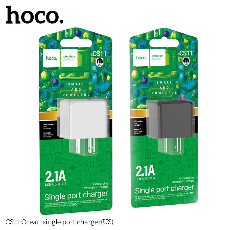 Bộ sạc Type C, Micro USB 2.1A Hoco CS11, củ cáp sạc USB cho điện thoại hàng chính hãng Hoco Mall Kem Phụ Kiện - Chỉ củ sạc