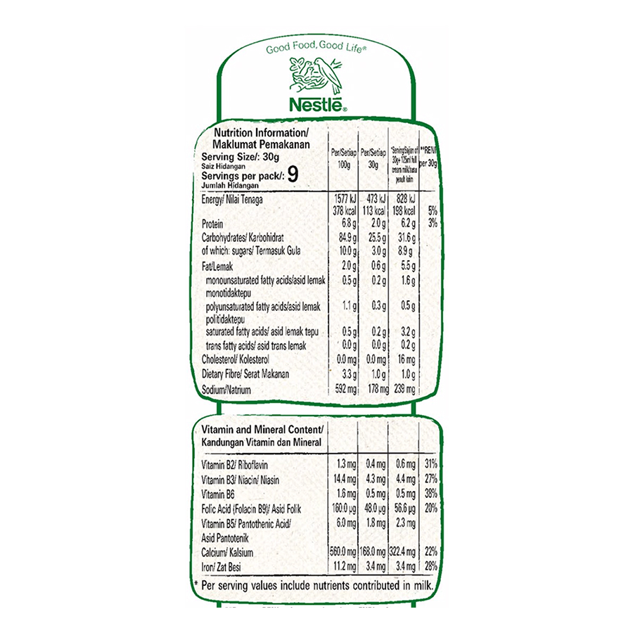 Bánh Ăn Sáng Nestle Cflakes (275g)