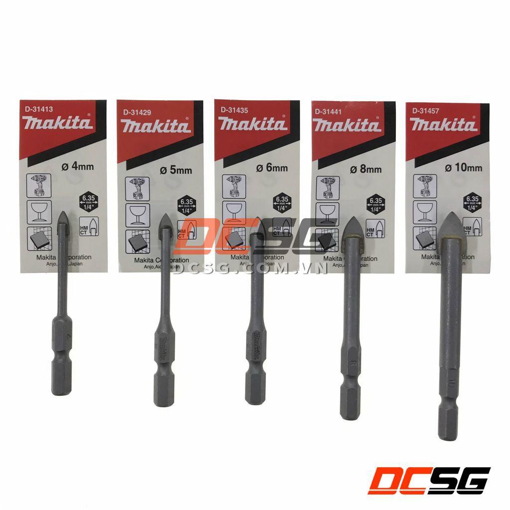 Mũi khoan gạch men, thủy tinh chuôi lục giác Makita | DCSG