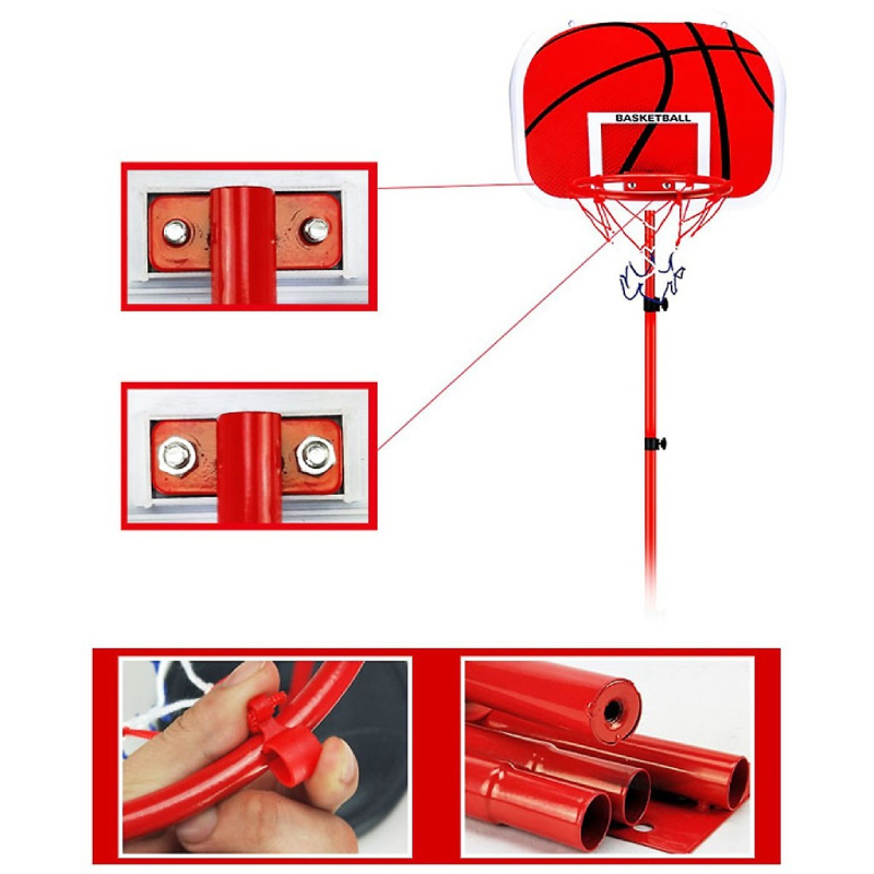 Trụ bóng rổ cho bé - FREE SHIP- Bộ đồ chơi bóng rổ cho trẻ cho bé, tặng full bộ phụ kiện giúp bé chơi thoải mái an toàn