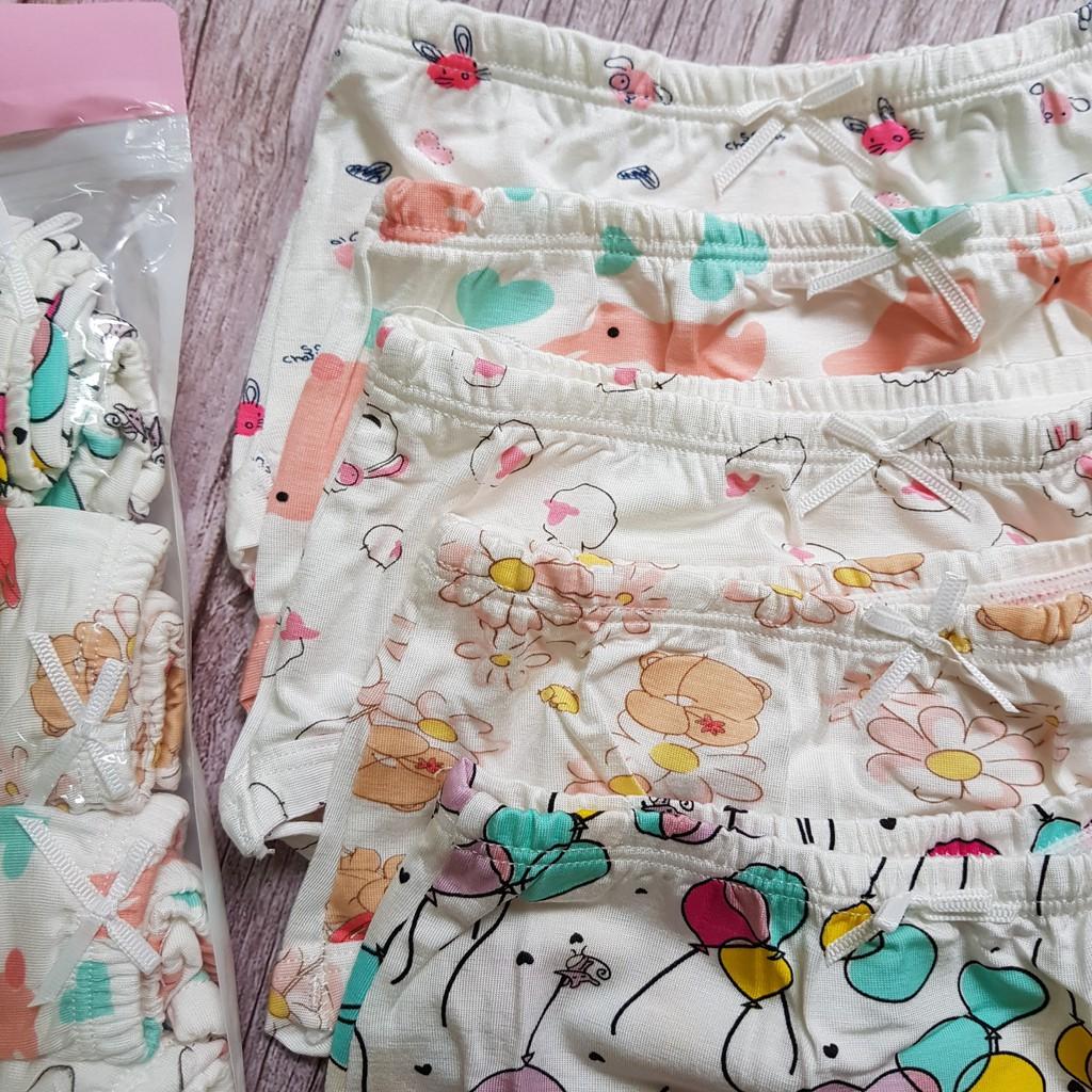 SET 5 CHIẾC QUẦN LÓT ĐÙI,QUẦN TAM GIÁC COTTON CHO BÉ GÁI - HÀNG SIÊU ĐẸP - QUẦN MẶC TRONG VÁY CHO BÉ GÁI