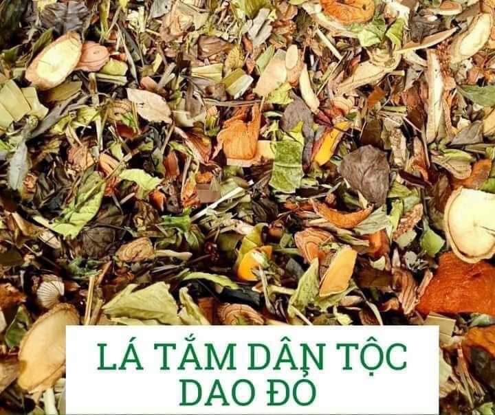 Gói 1kg lá tắm người Dao đỏ