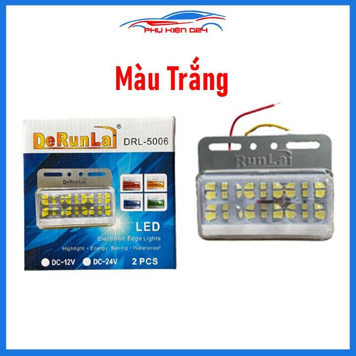 Đèn led sườn hông xe tải 2V 5006 DRL-5006 chống nước bản to đủ màu