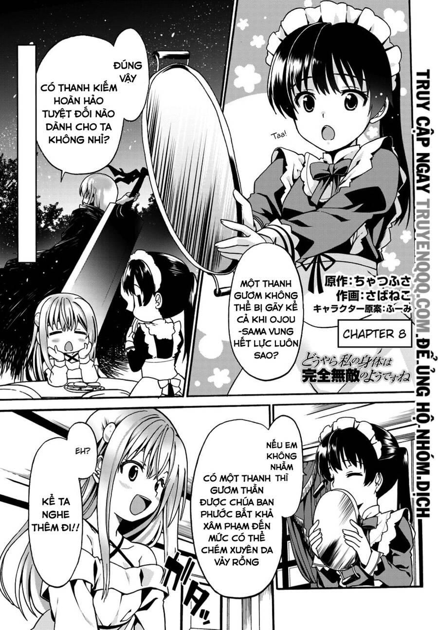 tái sinh với cơ thể bất khả chiến bại chapter 8.1 1
