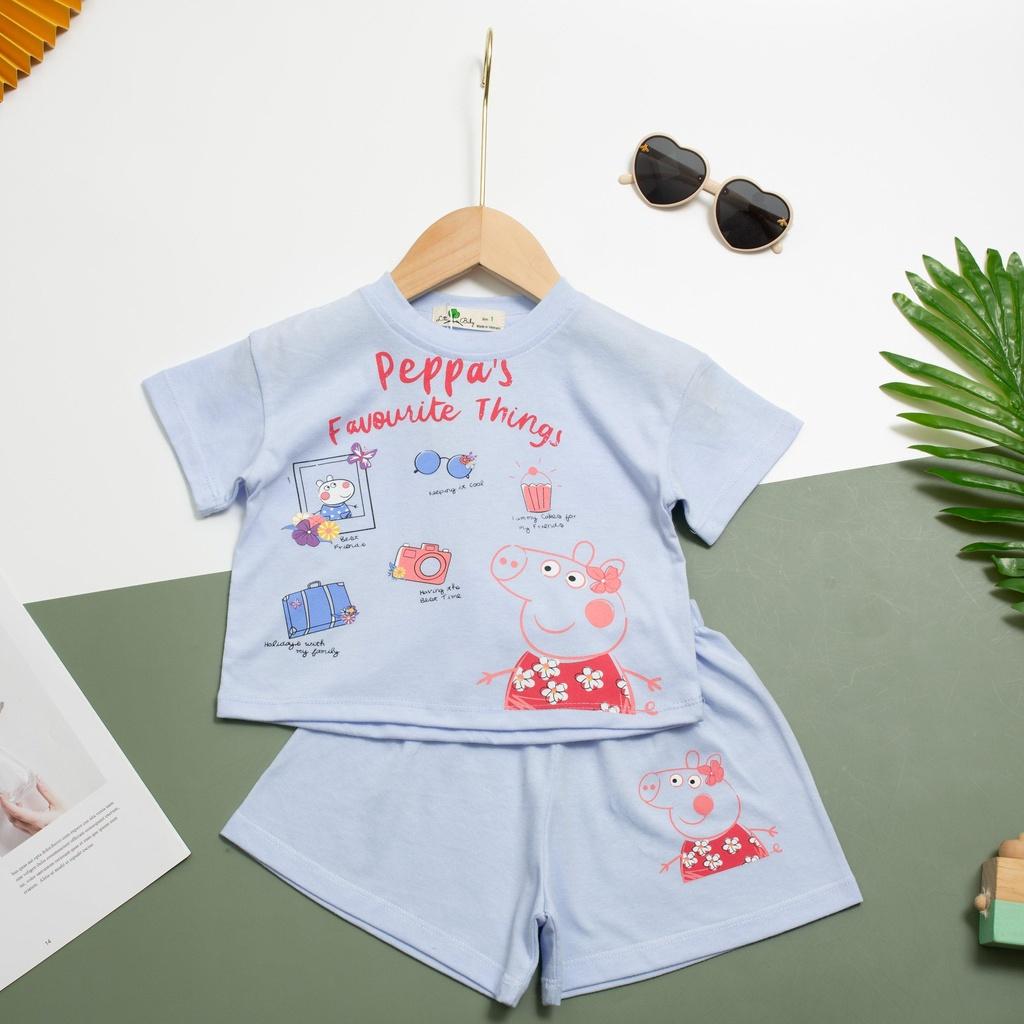 : Bộ Bé Gái In Hình Elsa, Pony BBG2302 Thương Hiệu Litibaby Size 1-5, Dành Cho Bạn Từ 11kg -20kg