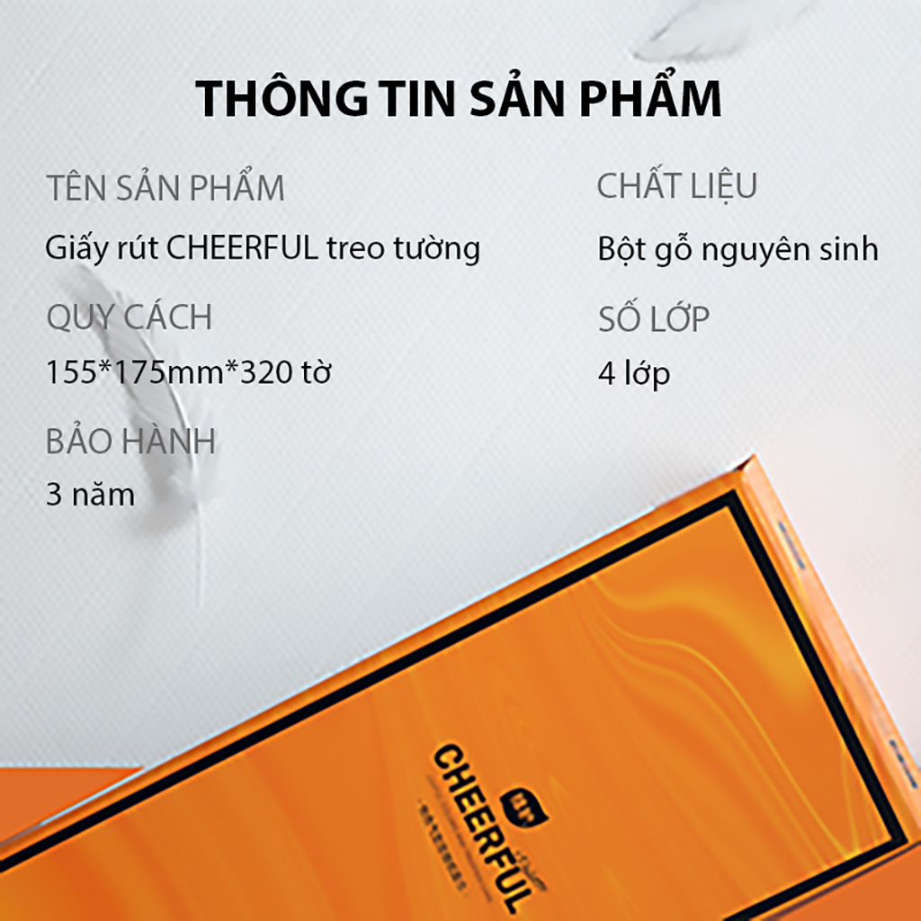 Giấy Rút Treo Tường, Giấy Vệ Sinh Dạng Rút, Thùng 4 Bịch To, Khăn Giấy 4 Lớp Dai, Mềm, Mịn