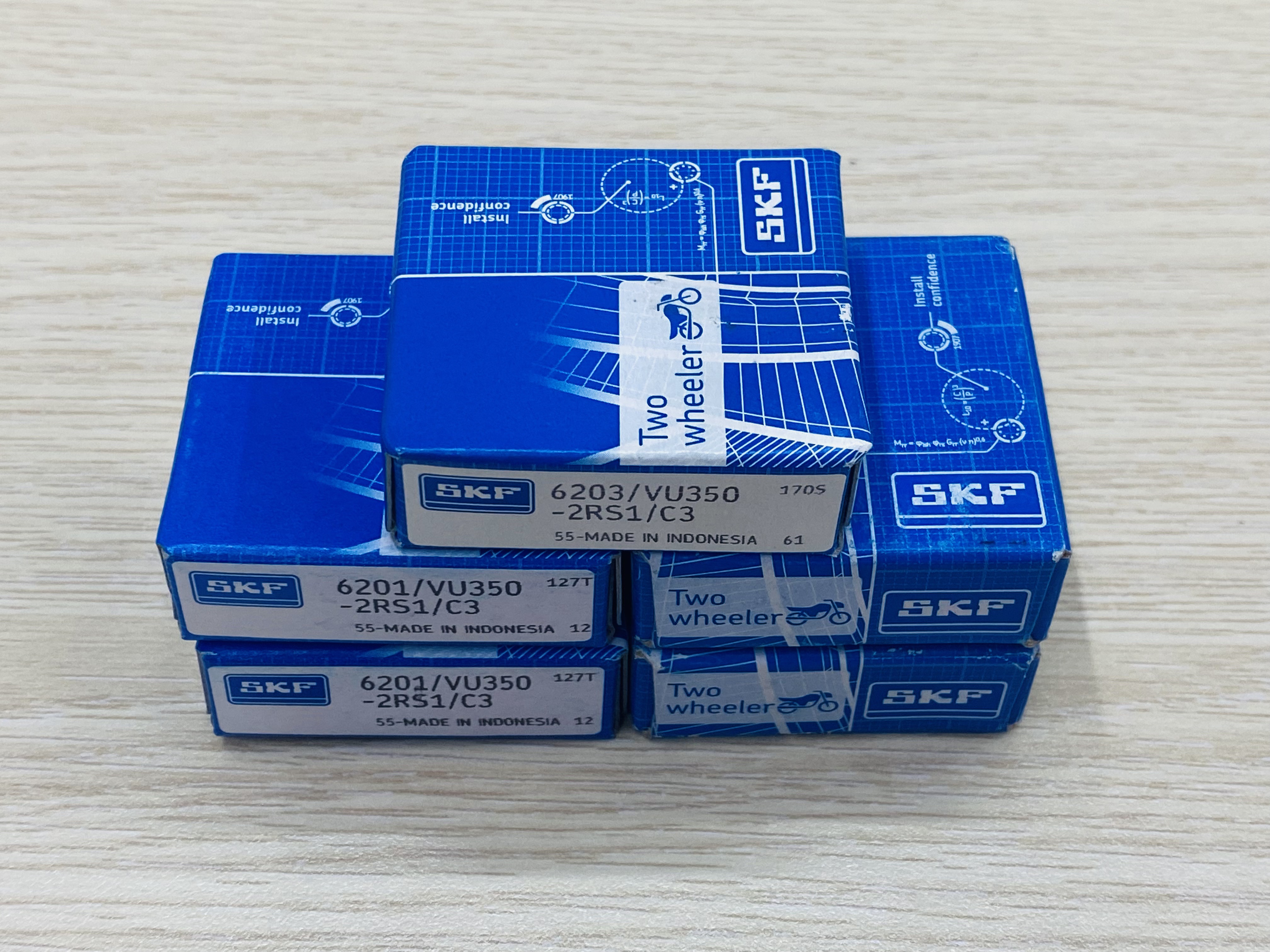 Full bộ vòng bi bạc đạn SKF cho xe Wave RSX các đời