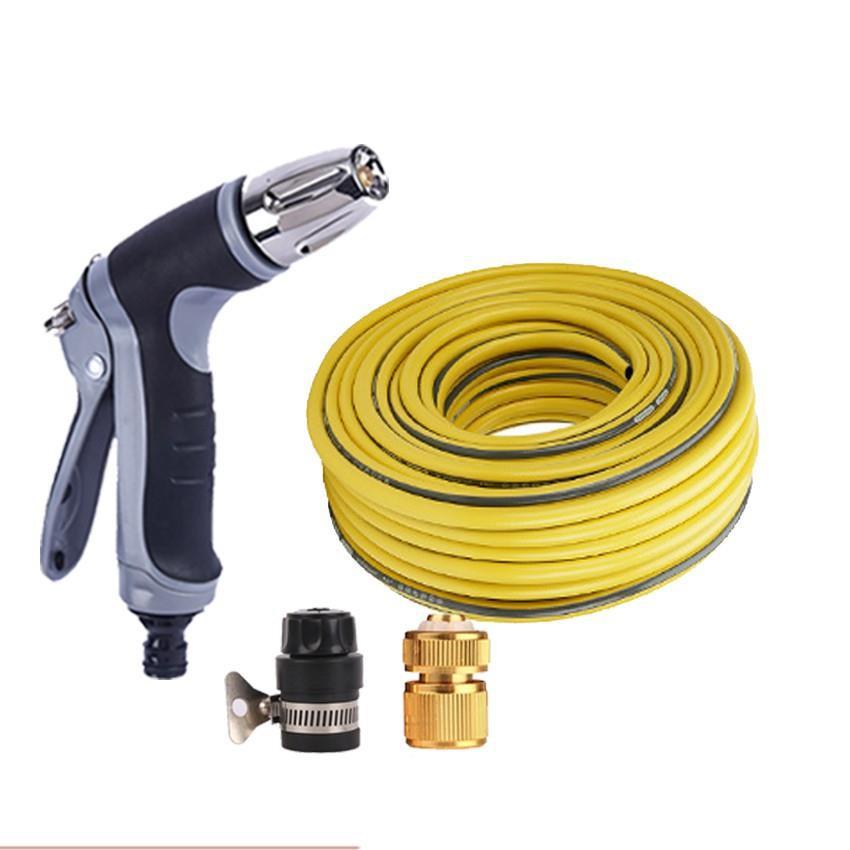 Bộ dây và vòi xịt tăng áp rửa xe tưới cây 15M  206817 TL