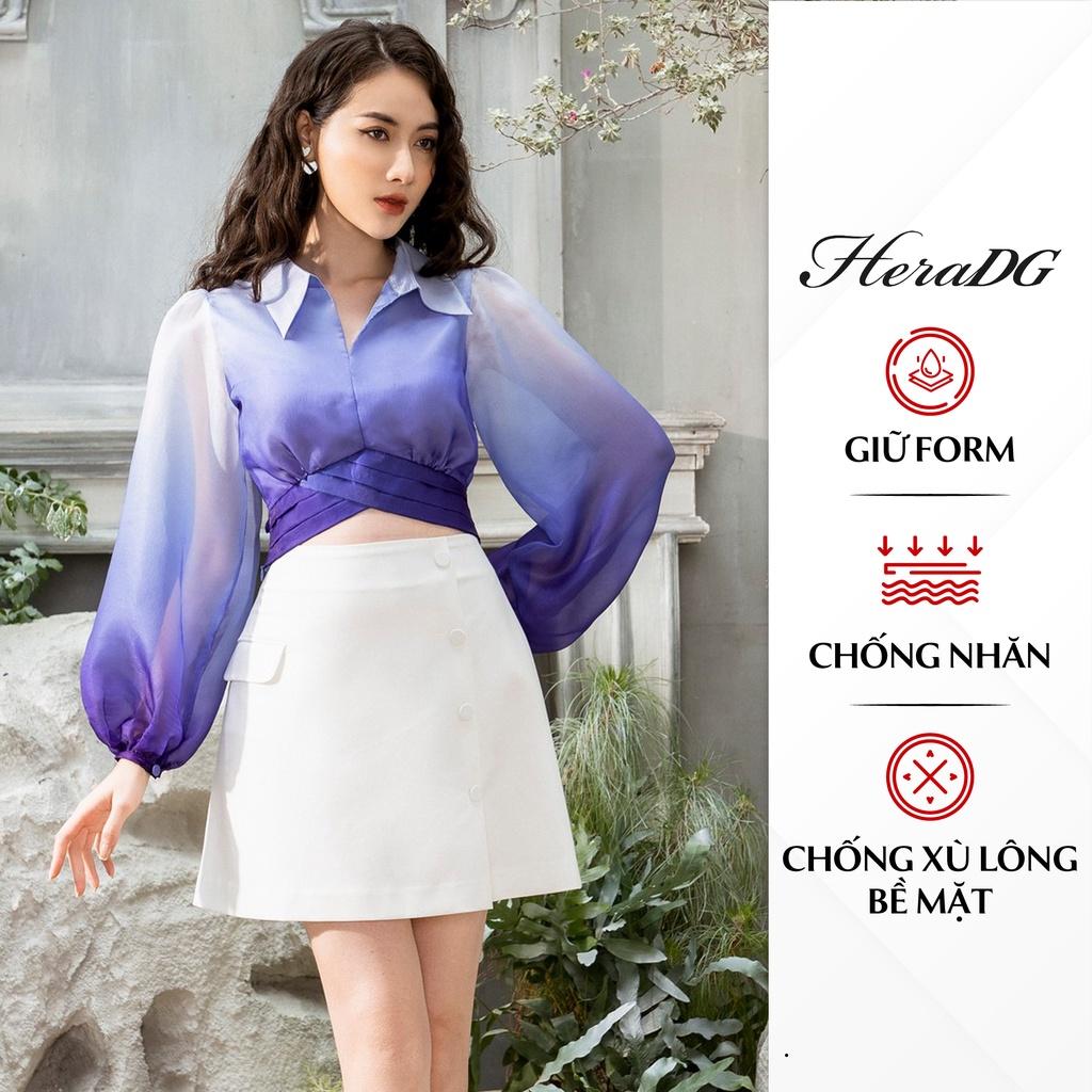 Chân váy chữ A HeraDG thiết kế nắp túi bên độc đáo, chất liệu vải tuytsi cao cấp mềm mịn, thoáng mát STBB2004J
