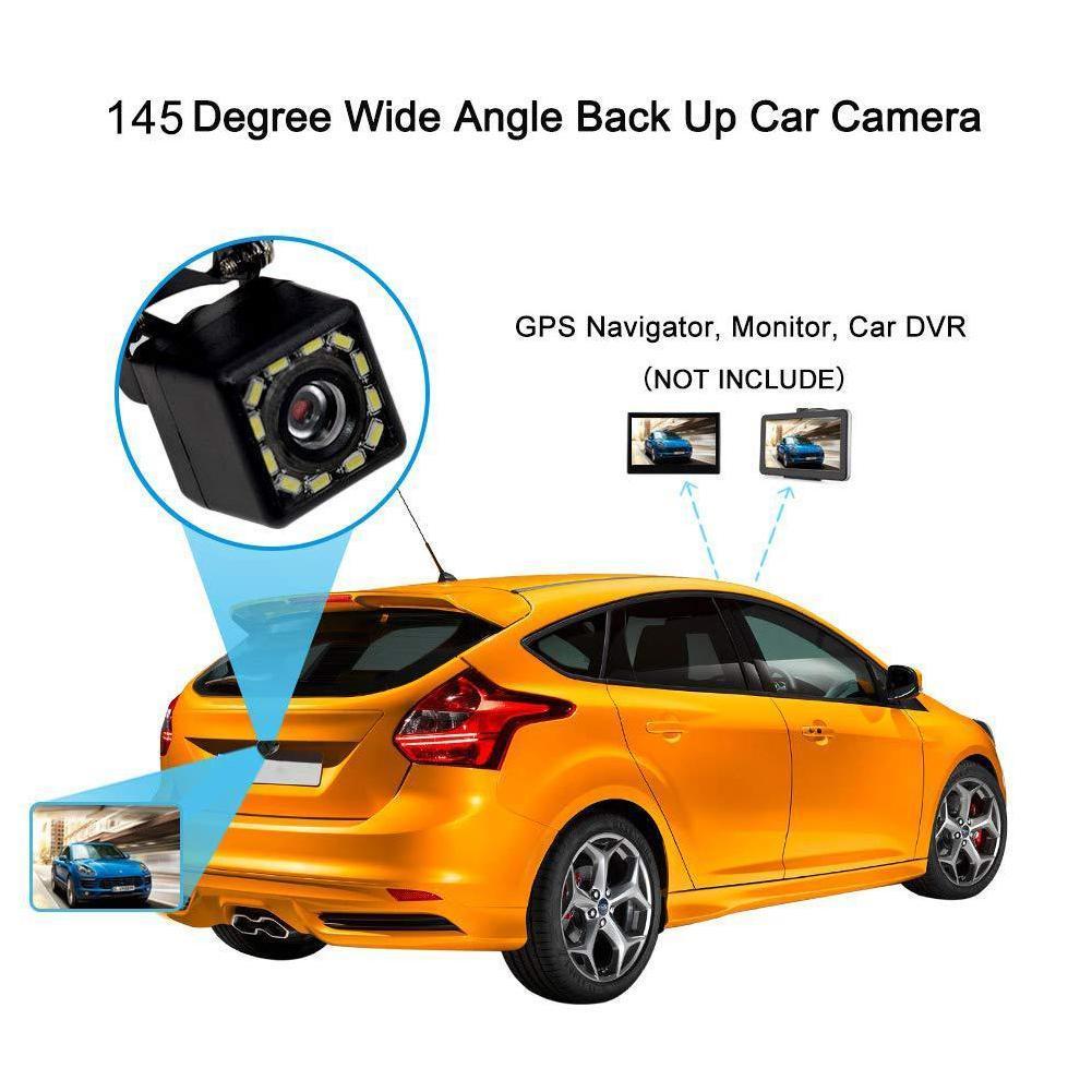 Camera Quan Sát Phía Sau HD Xoay 170 Độ Chống Thấm Nước Tầm Nhìn Ban Đêm GM