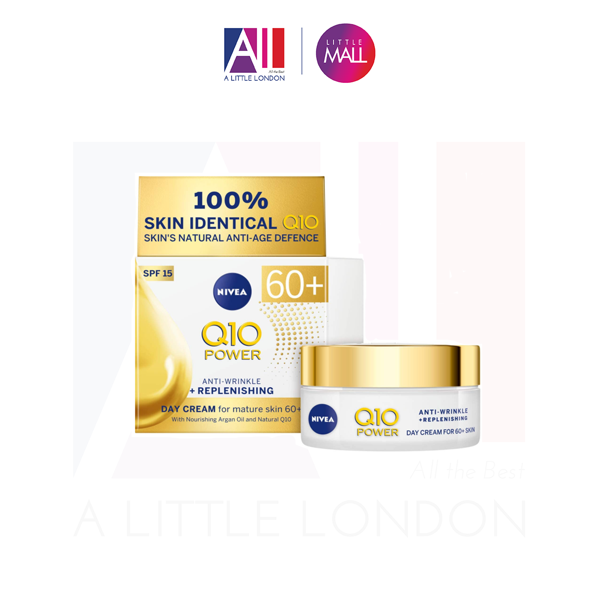Kem dưỡng chống lão hoá mạnh Nivea Q10 Power Anti Wrinkle + Replenishing Cream 60+ 50ml