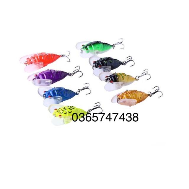 Mồi lure giả ve sầu có cánh