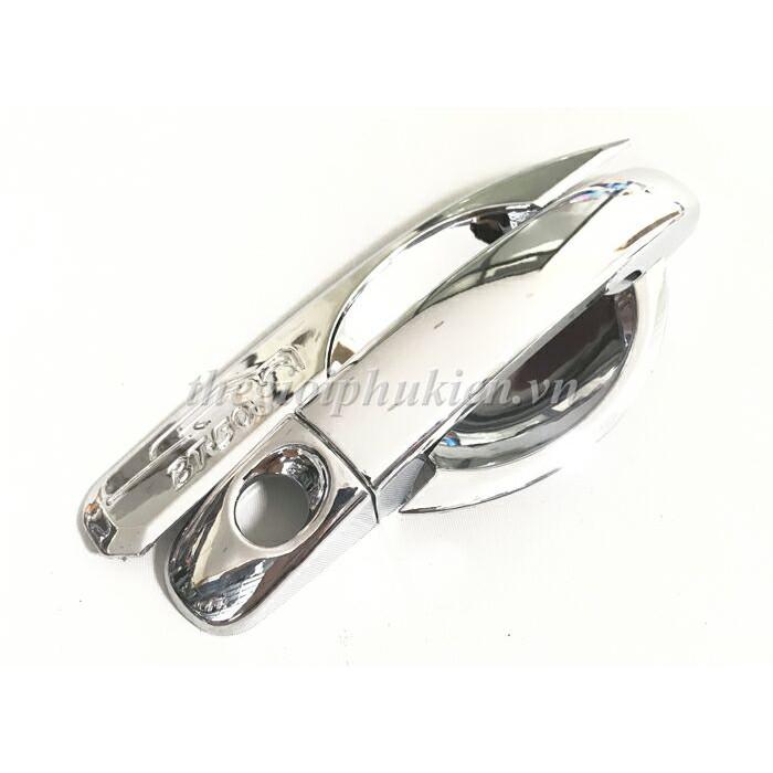 Bộ ốp tay nắm, hõm cửa xe Mazda BT-50, BT50 mạ Crom
