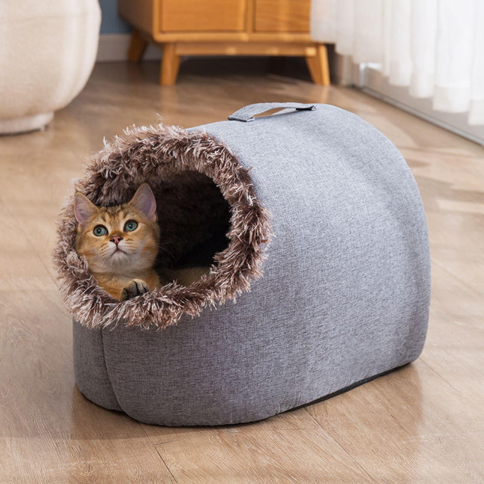 Pet Cat House Nest Small Dog Bed for Indoor Outdoor Puppy Kennel Kitten Cave