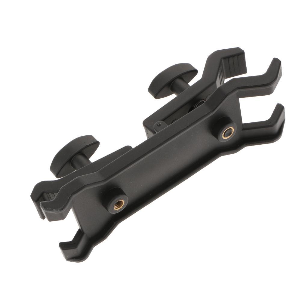 Photography Umbrella Holder Clip Clamp Bracket Support f/ Tripod Light Stand