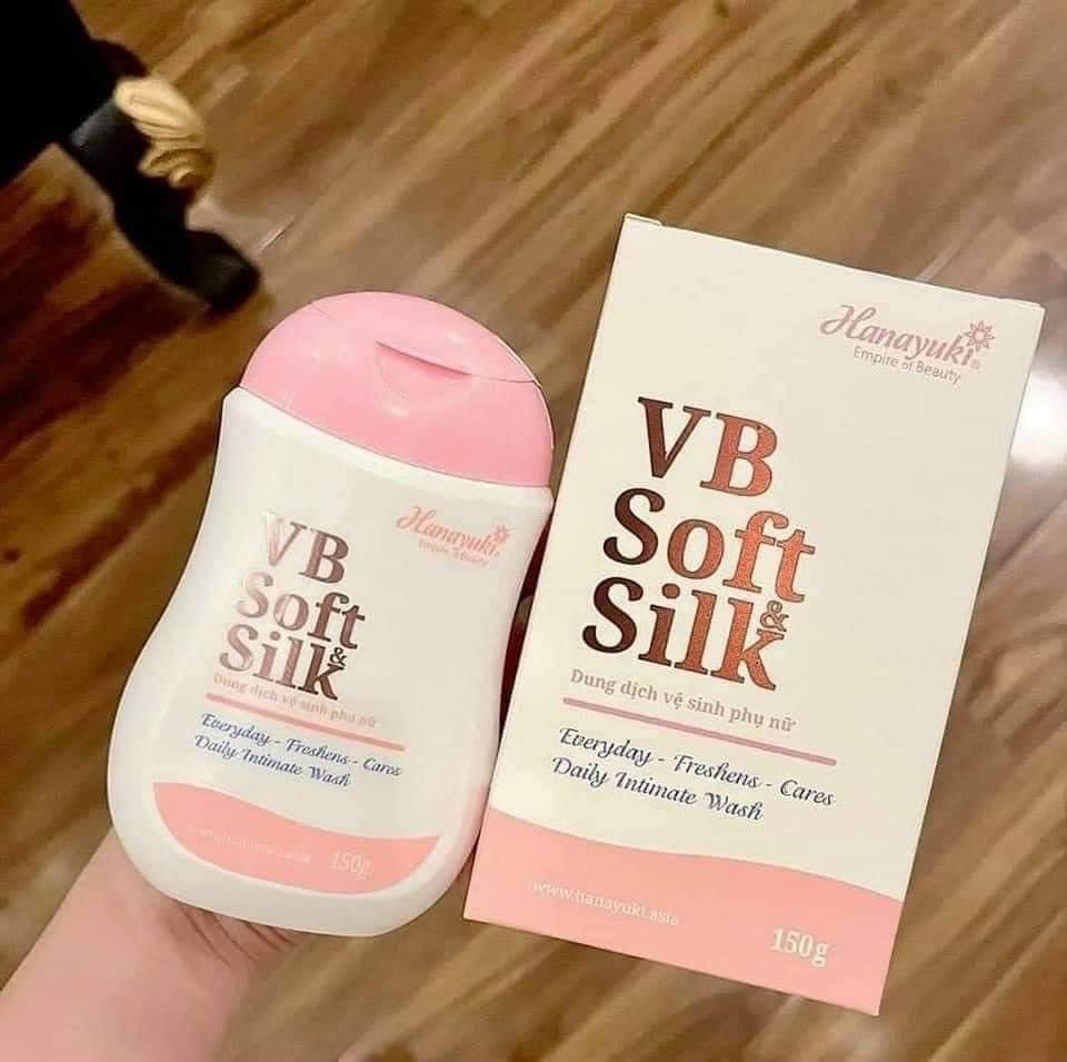 DUNG DỊCH HANAYUKI VB SOFT SILK GIÚP SẠCH KHUẨN (Phiên bản Hana Hồng 150g)