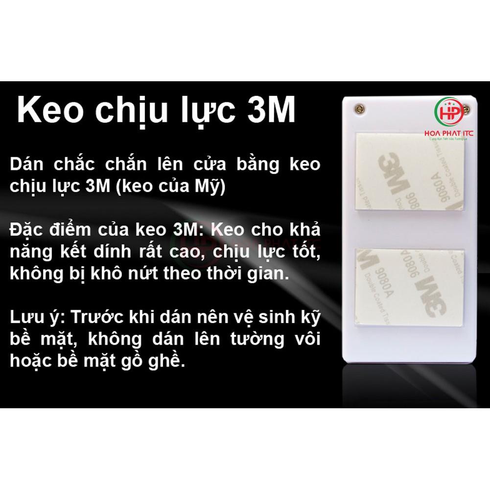 Báo trộm chống đập, cạy cửa Komax KM-RC25 - Chống trộm cảm biến rung, chống trộm gắn cửa - Hàng chính hãng