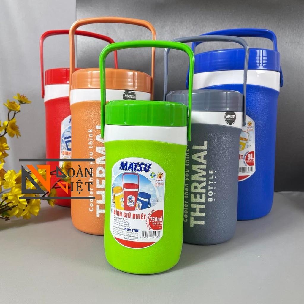 BÌNH GIỮ NHIỆT - GIỮ NHIỆT LÂU - đặc biệt KHÔNG ĐỌNG SƯƠNG BÊN NGOÀI -nhựa PE- PP chính phẩm đảm bảo VSATTP