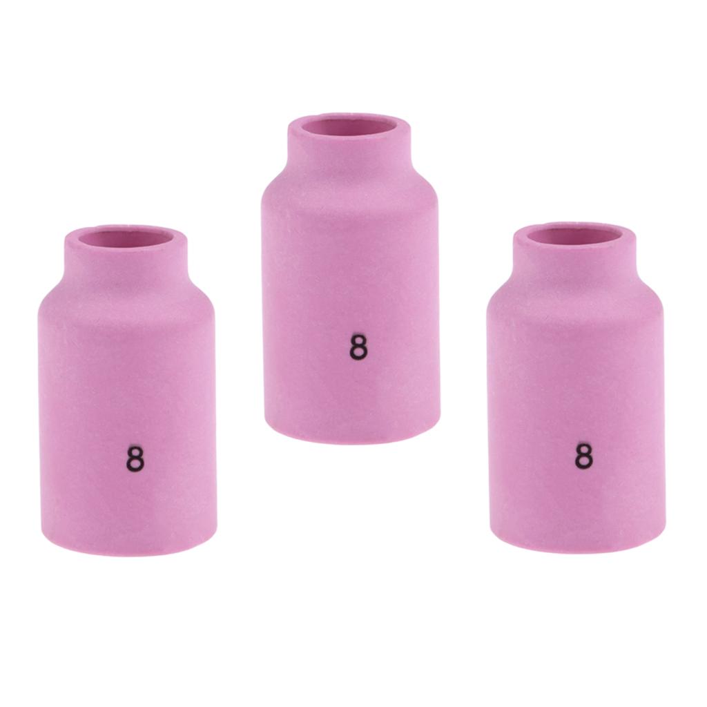 54N14 # 8 TIG Alumina Nozzle Shield Cup for SR PTA DB WP 17 18 26 TIG Torch