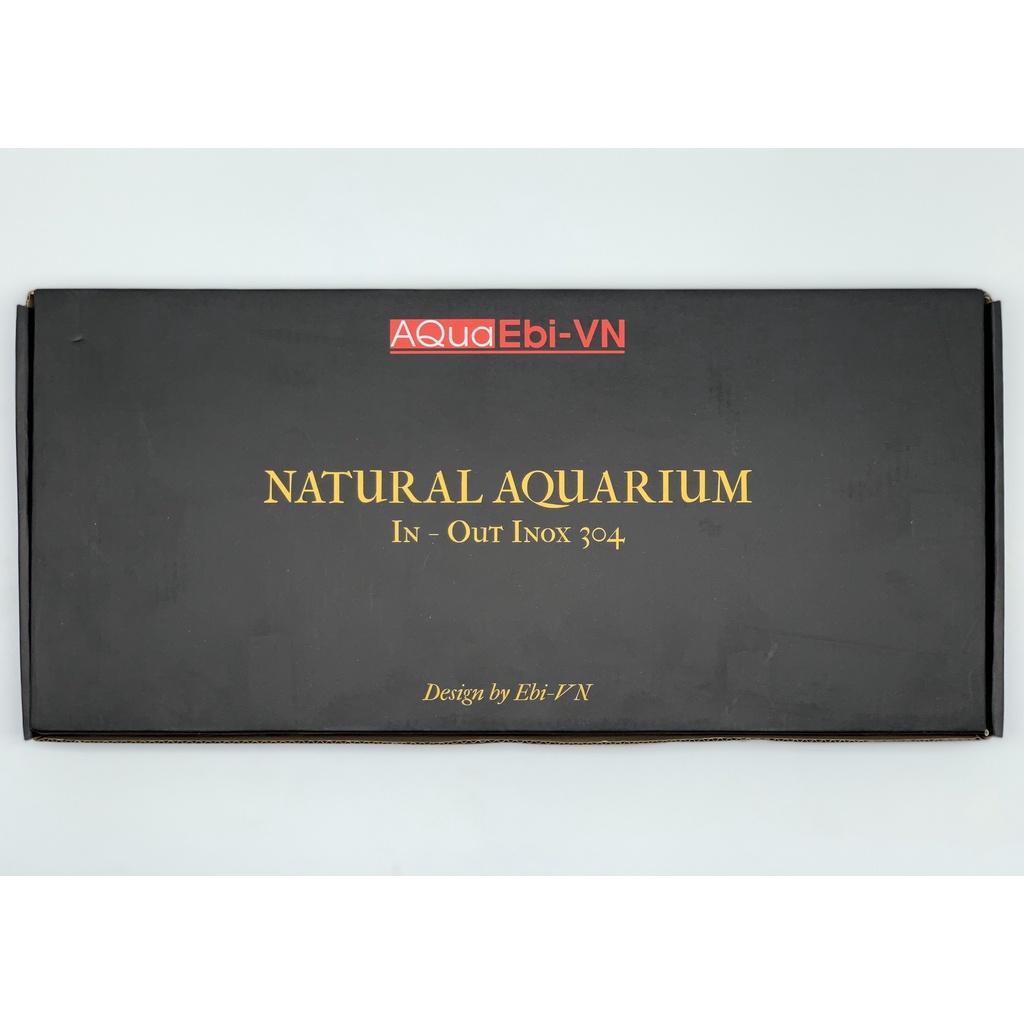 Bộ In Out inox 304 cho bể cá, lọc thùng