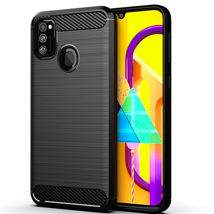 Ốp lưng chống sốc Vân Sợi Carbon cho SamSung Galaxy M30s