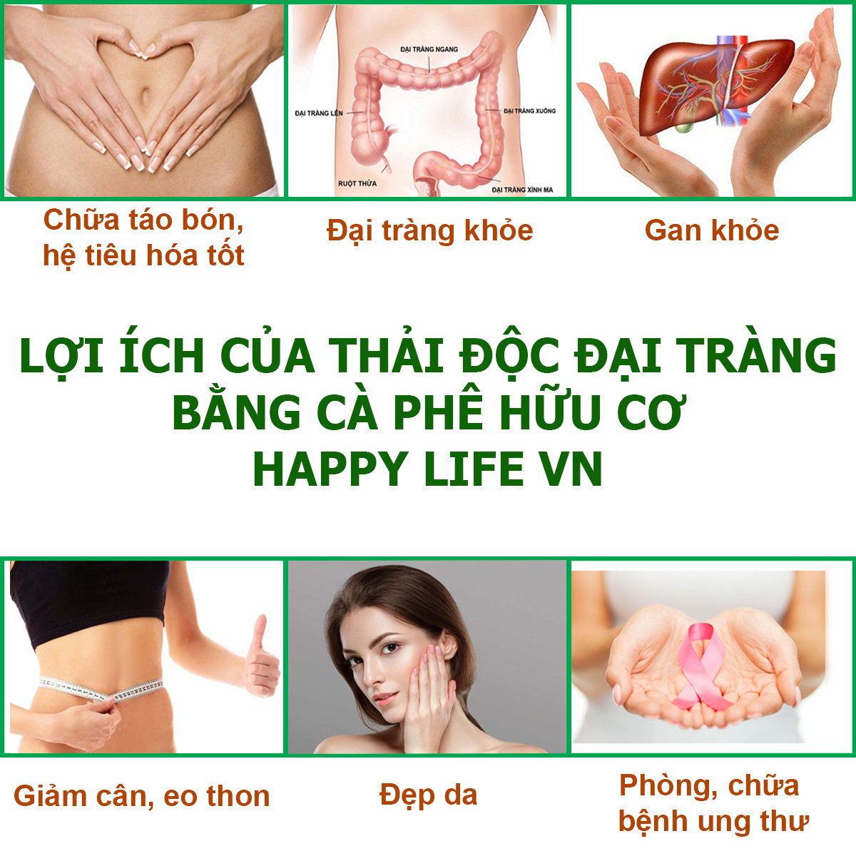 Bộ Thải Độc Đại Tràng Bằng Cà Phê Hữu Cơ - Liệu Trình 10 Ngày