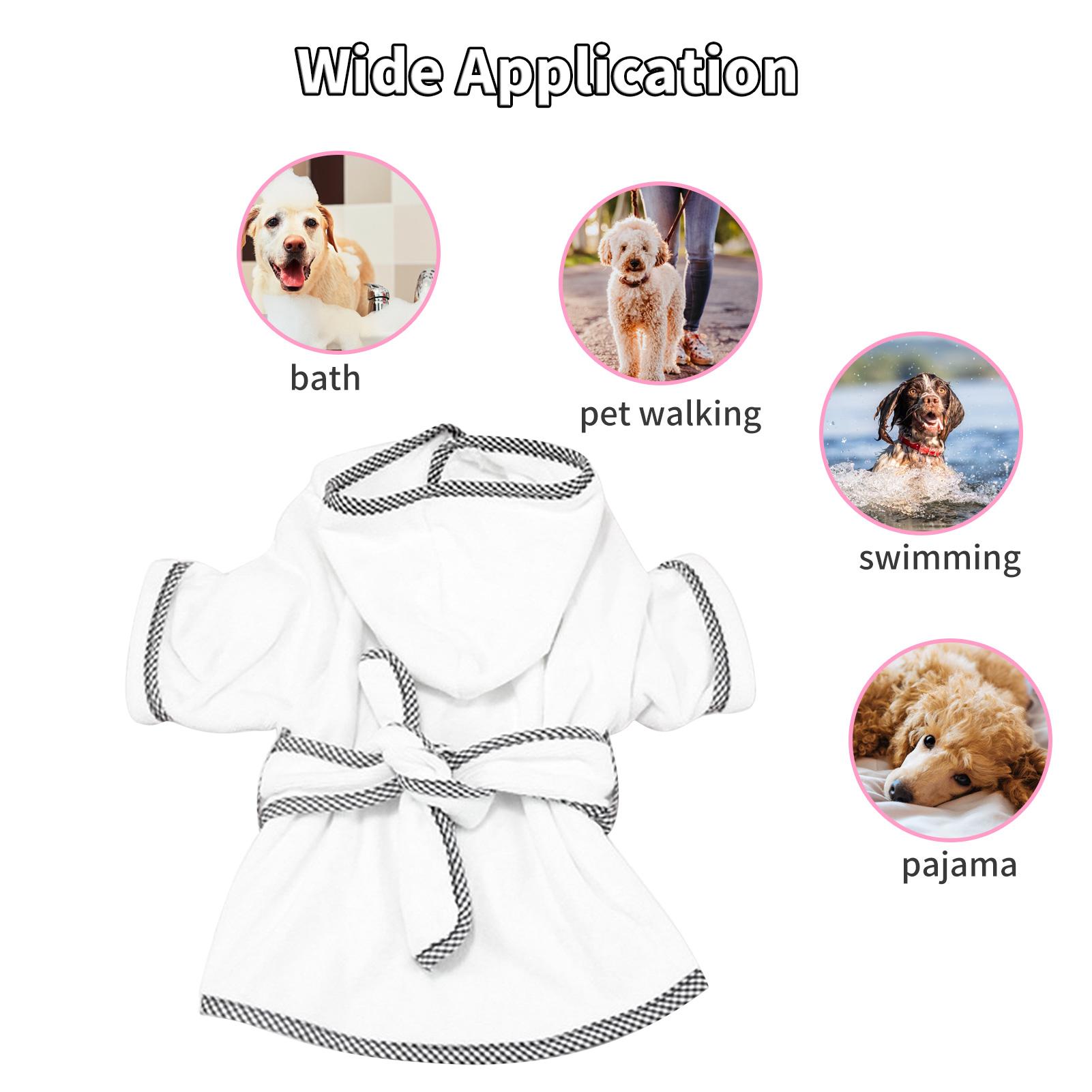 Khăn choàng tắm cho chó siêu thoáng khí, thấm hút nước