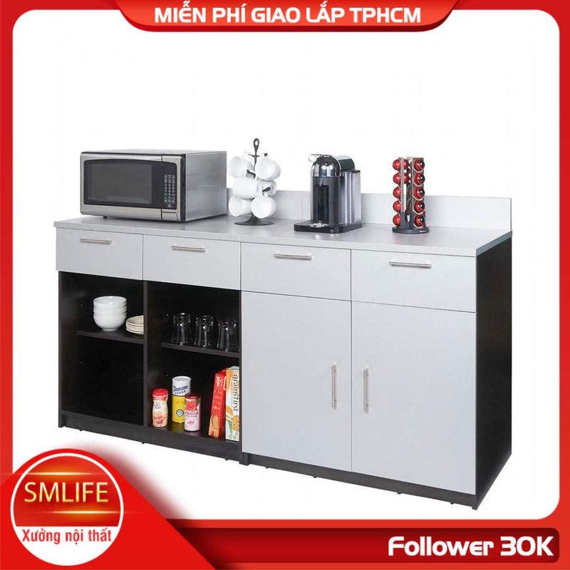 Tủ đựng đồ phòng ăn bằng gỗ công nghiệp MDF SMLIFE Kenzo