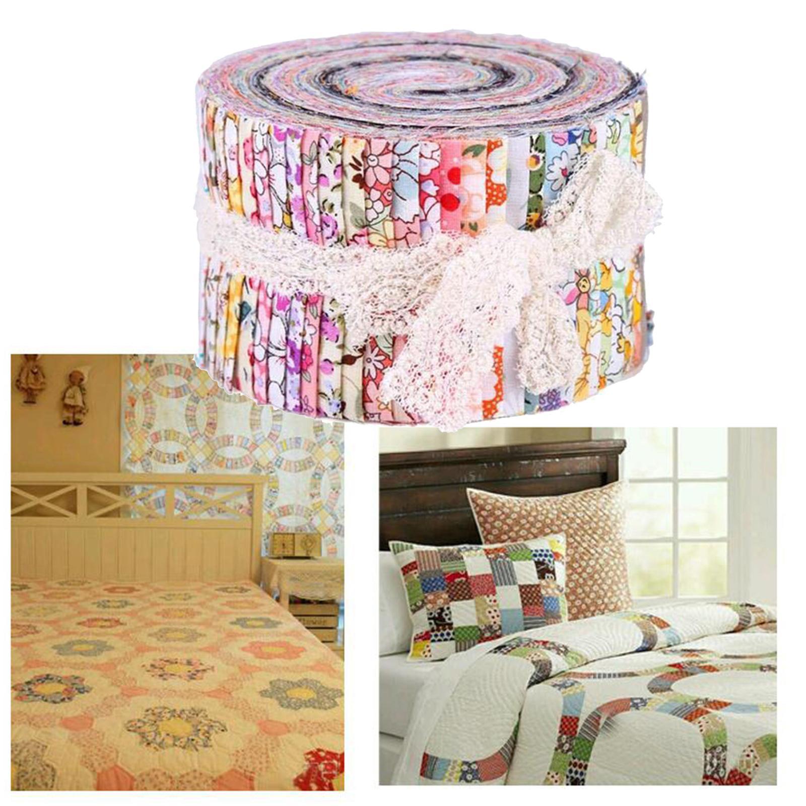 Fabric Strips Jelly Rolls Sewing Quilting DIY Craft Fabric for Patchwork