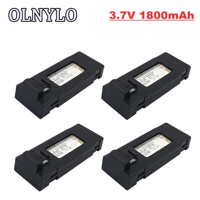 Phụ kiện pin cho máy bay không người lái RC 3.7V 1800mAh cho E88 E88PRO Ls-E525 E525 PRO Mini Uav Drone Pin Phần Rc đặc biệt 1/2/3/4/5 Cái Điện áp danh định: 3.7V