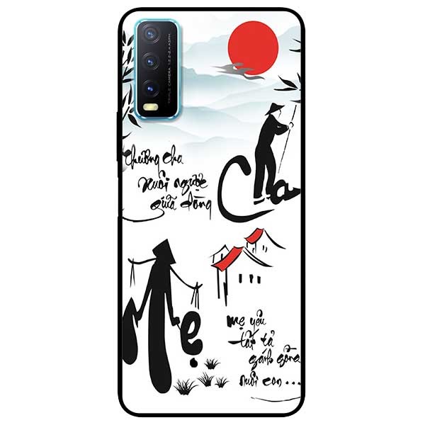 Ốp lưng dành cho Vivo Y20 - Y20s - Y12s mẫu Thương Cha Mẹ