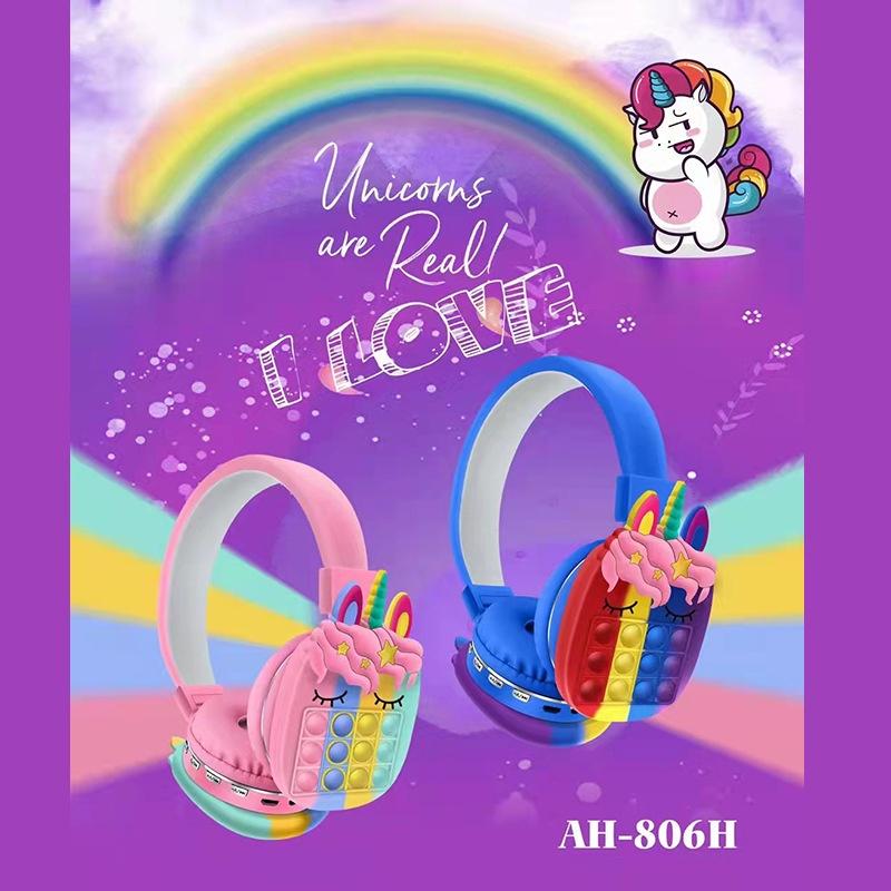 Tai nghe bluetooth chụp tai không dây chống ồn blutooth chơi game tại nghe chụp tai bluetooth không dây có mic thể thao android unicorn tai nghe