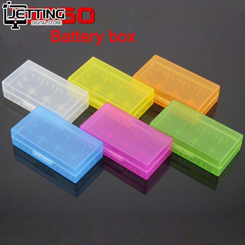 1 Ốp Lưng Cho 18650 Pin Nhựa PVC Cứng Pin Bảo Quản Pin 18650 Hộp Đựng Hộp Giữ 2 Pin 18650 Phụ Kiện Màu Sắc: Xanh Dương