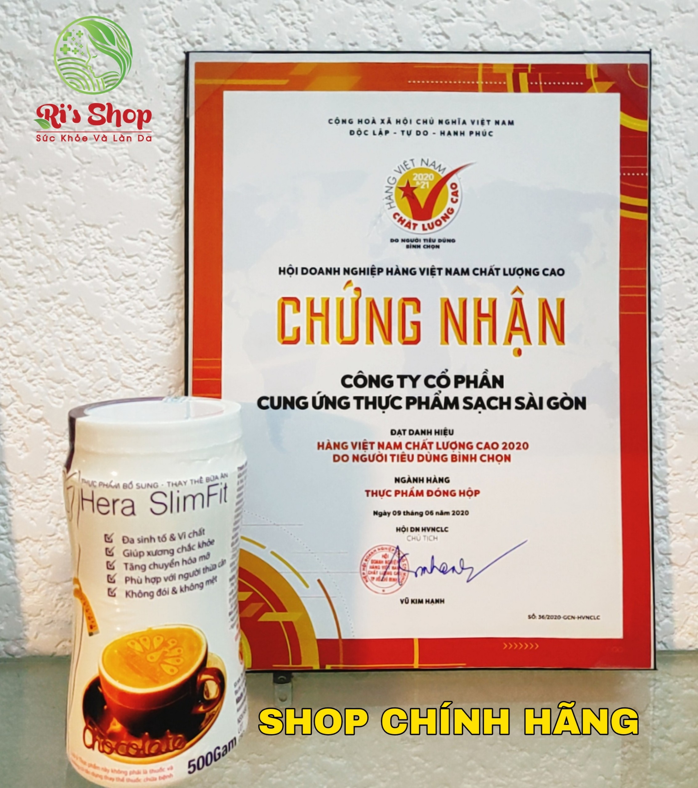 COMBO 2 Sữa Hỗ trợ Giảm Cân Hera Slimfit 500gr - Hỗ trợ giảm cân nhanh và an toàn