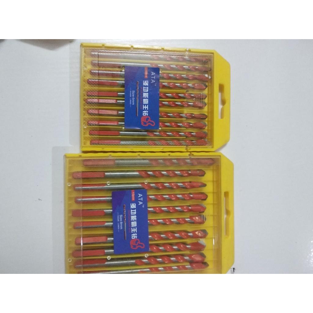 Mũi khoan đa năng mũi khoan gạch men khoa khoan bê tông 6,8,10 , 12 mm