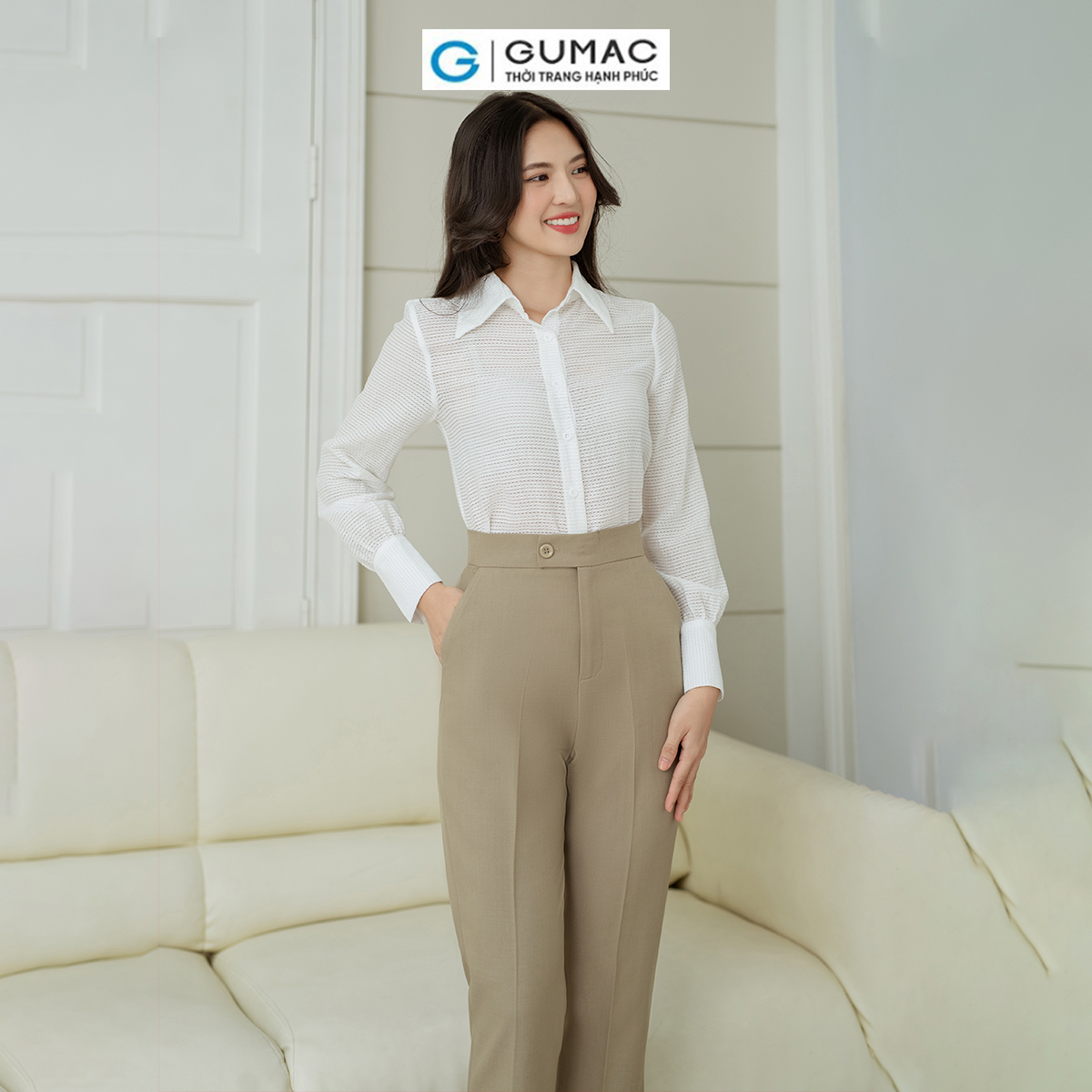 Quần tây cơ bản GUMAC QD08046