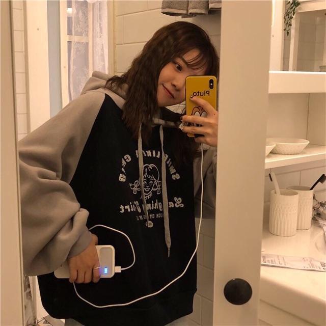 ÁO KHOÁC NỈ HOODIE FORM RỘNG CÁ TÍNH CÓ UP VIDEO HÀNG THẬT