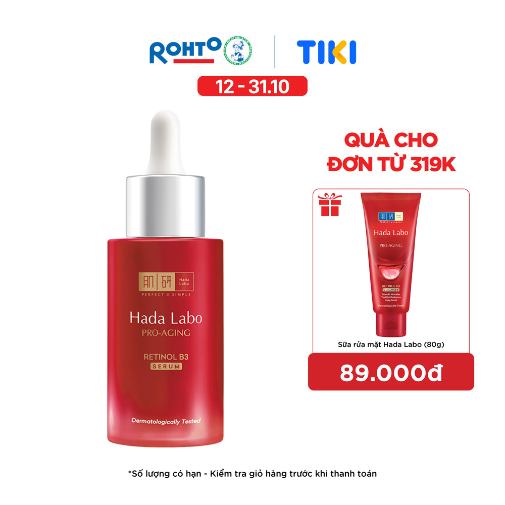 Serum cải thiện lão hóa Hada Labo Pro-Aging Retinol B3 Serum 30ml