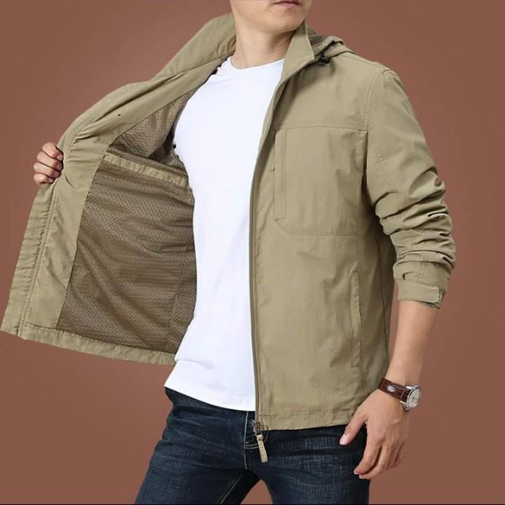 ÁO KHOÁC KAKI 2 Lớp Lót Lưới (M680 - Có Form Rộng XL.2XL) (Bảo Bảo Store
