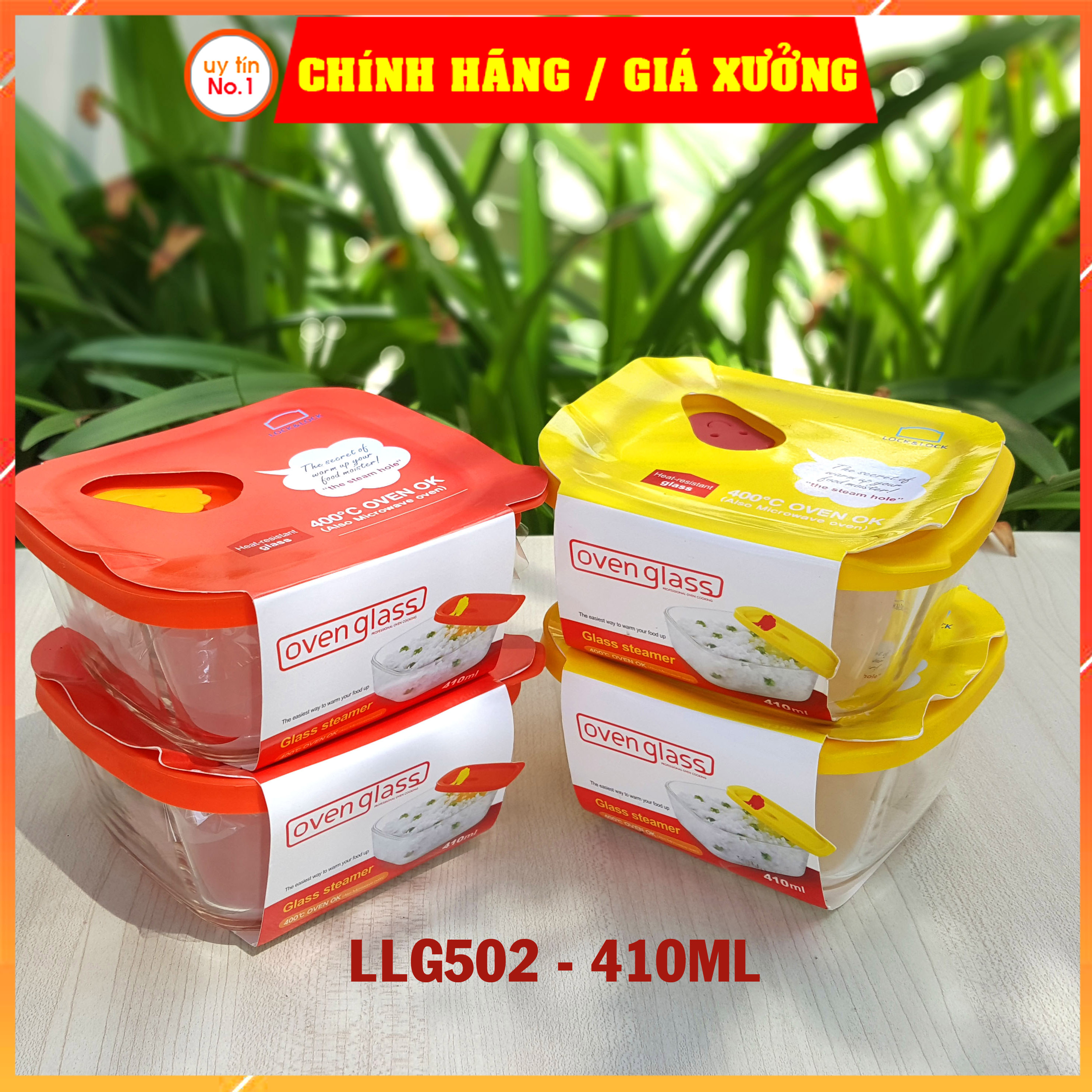 Hộp đựng thực phẩm, hộp đựng thức ăn Lock&amp;Lock LLG502 410ml